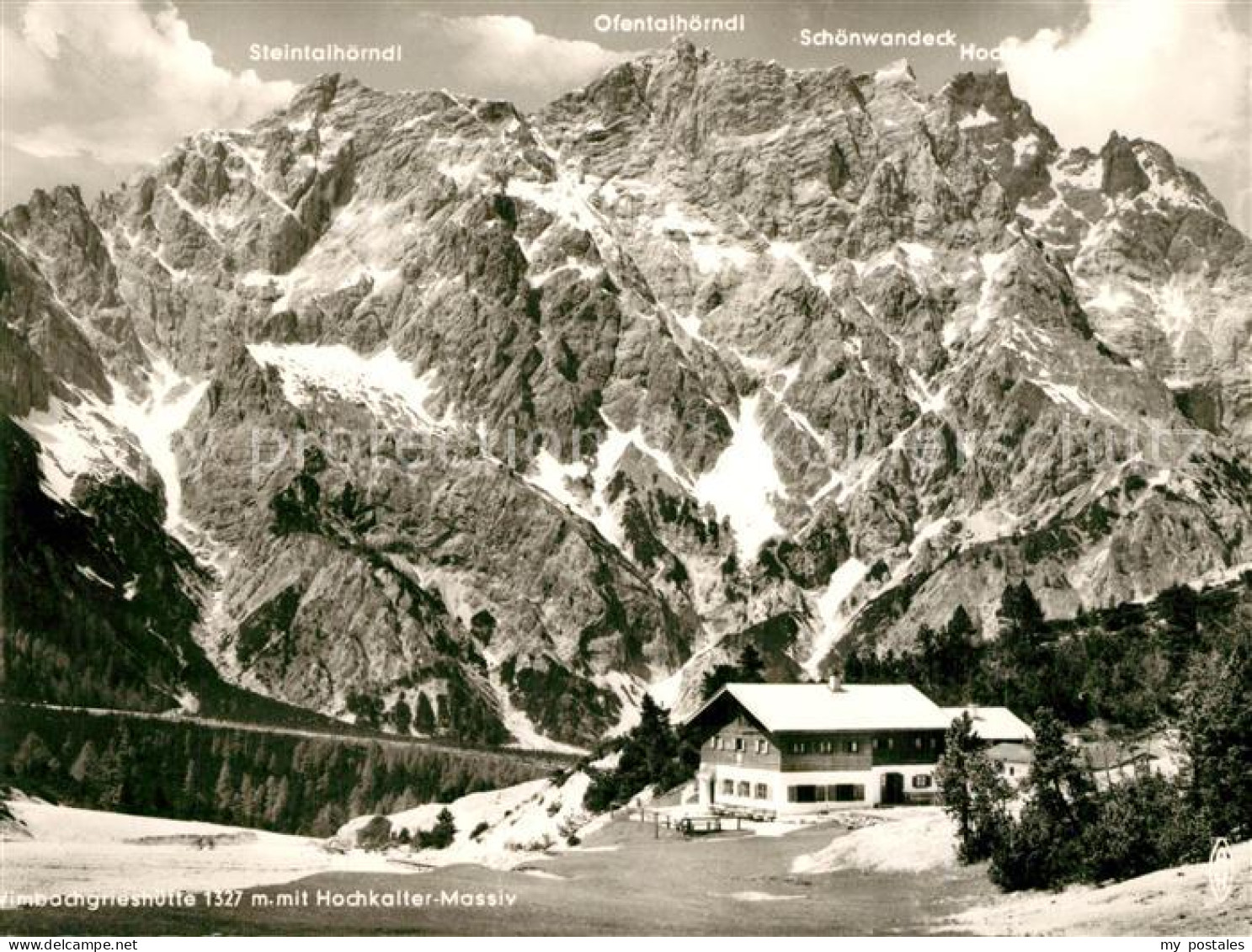 73354706 Wimbachgriess Huette Mit Hochkalter Massiv Wimbachgriess Huette - Berchtesgaden