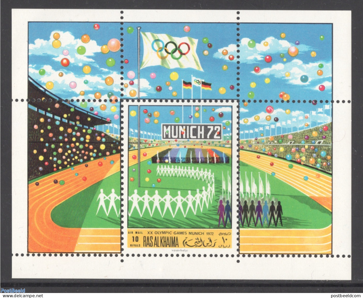 Ras Al-Khaimah 1970 Olympic Games S/s, Mint NH, Sport - Olympic Games - Ra's Al-Chaima