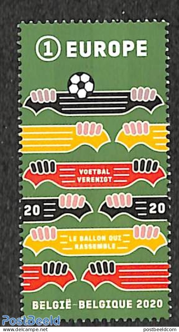 Belgium 2020 Football 1v, Mint NH, Sport - Football - Neufs