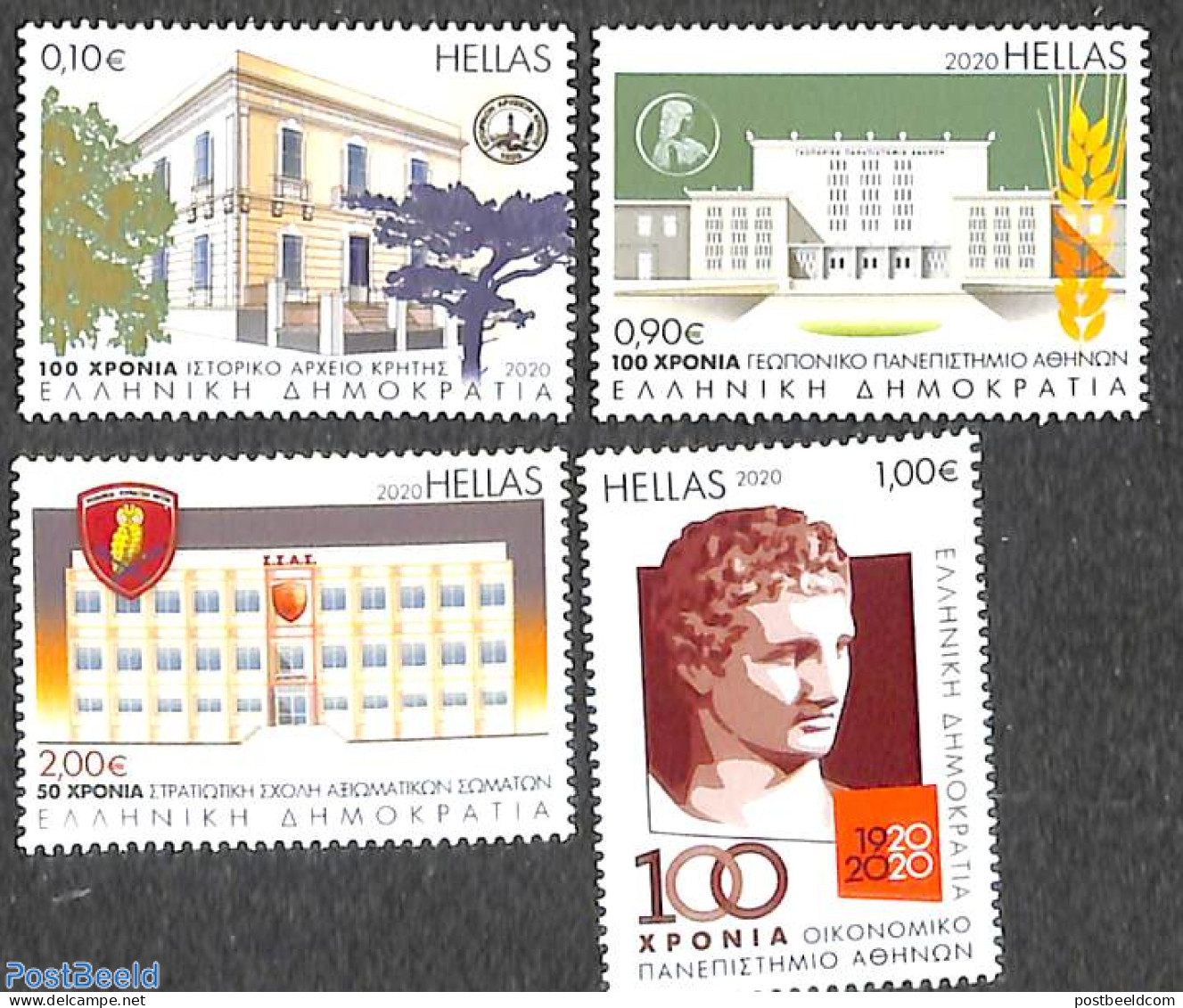 Greece 2020 Jubilees 4v, Mint NH - Unused Stamps