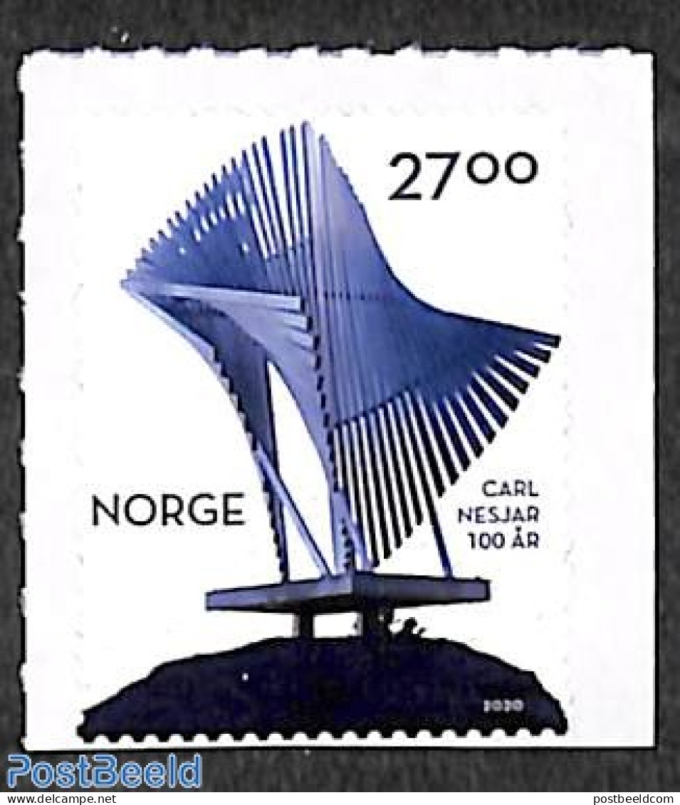 Norway 2020 Carl Nesjar 1v S-a, Mint NH, Art - Sculpture - Nuevos