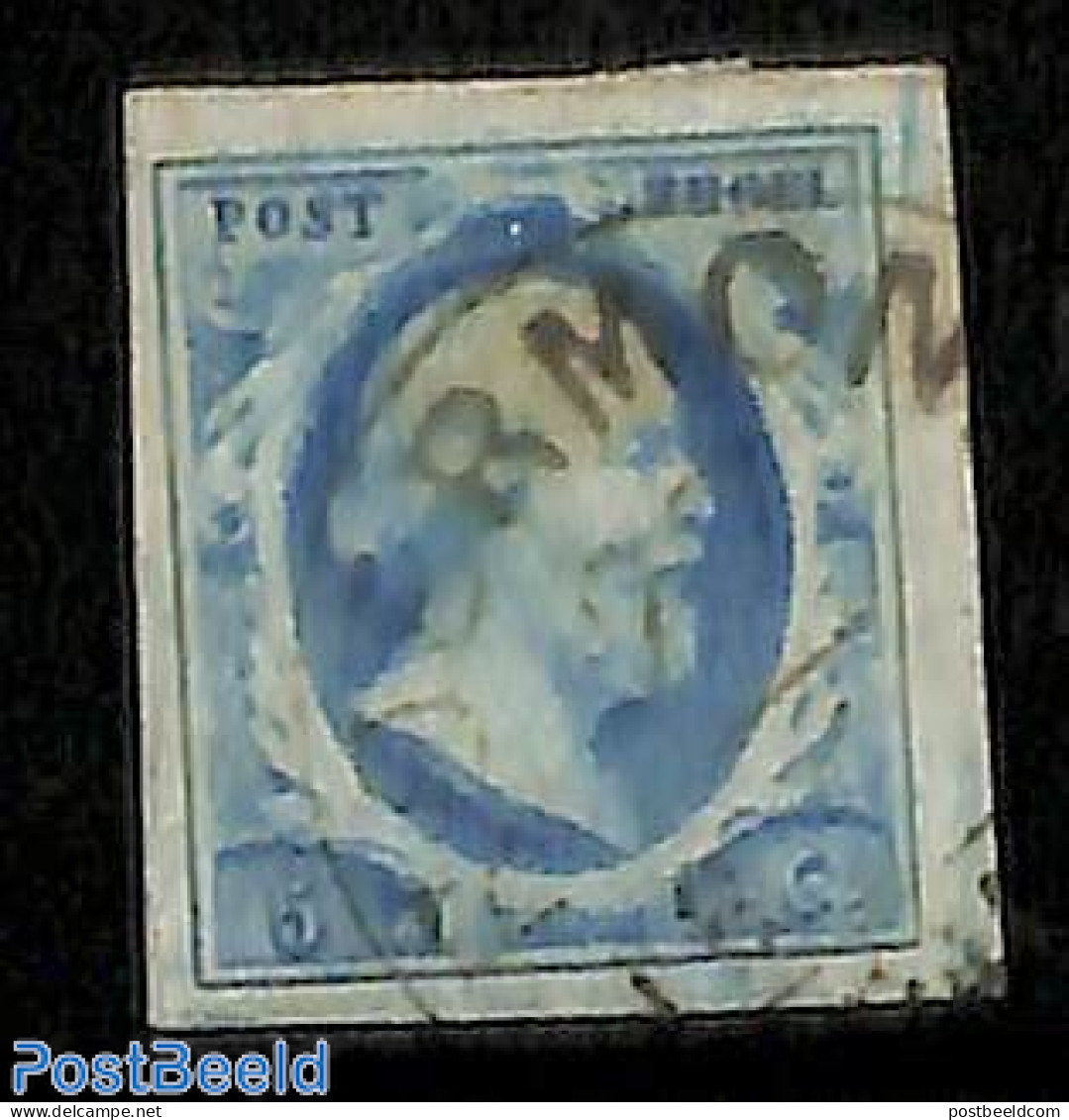 Netherlands 1852 5c, Used, ROERMOND-C, Used Stamps - Usati