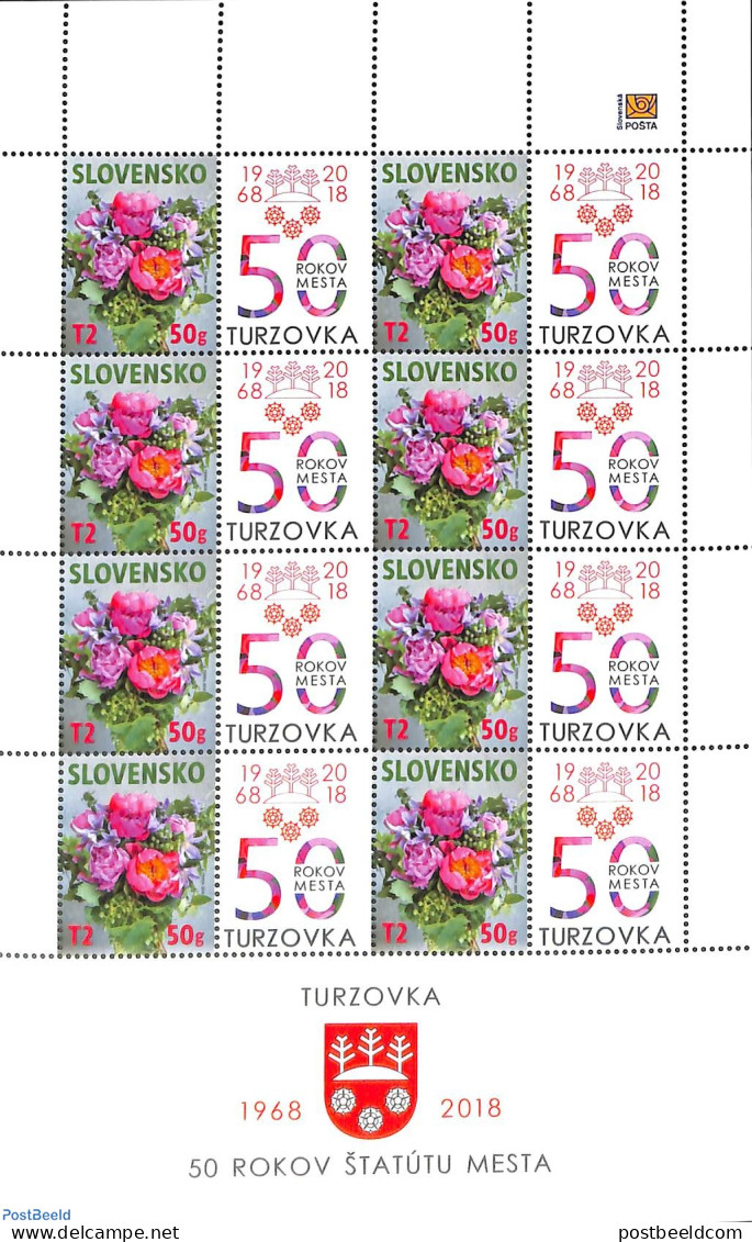 Slovakia 2018 Flower M/s, Mint NH, Nature - Flowers & Plants - Nuovi