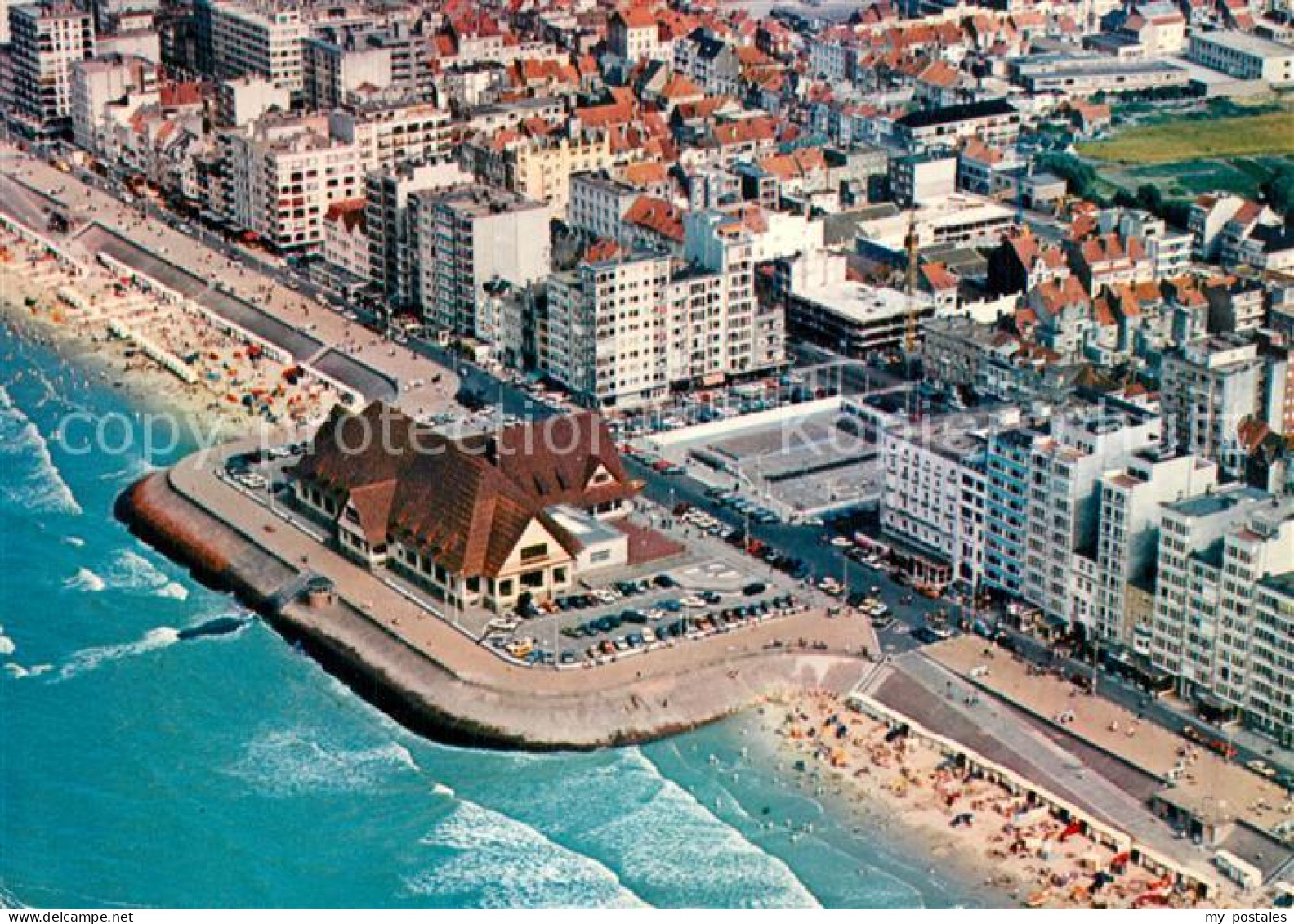 73353960 Middelkerke Vue Aerienne Casino Plage Et Digue Middelkerke - Middelkerke