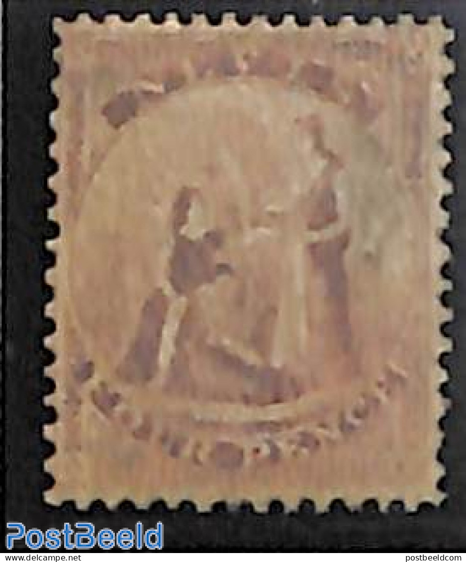 Nevis 1861 4d, Perf. 13, Stamp Out Of Set, Unused (hinged) - St.Kitts Y Nevis ( 1983-...)