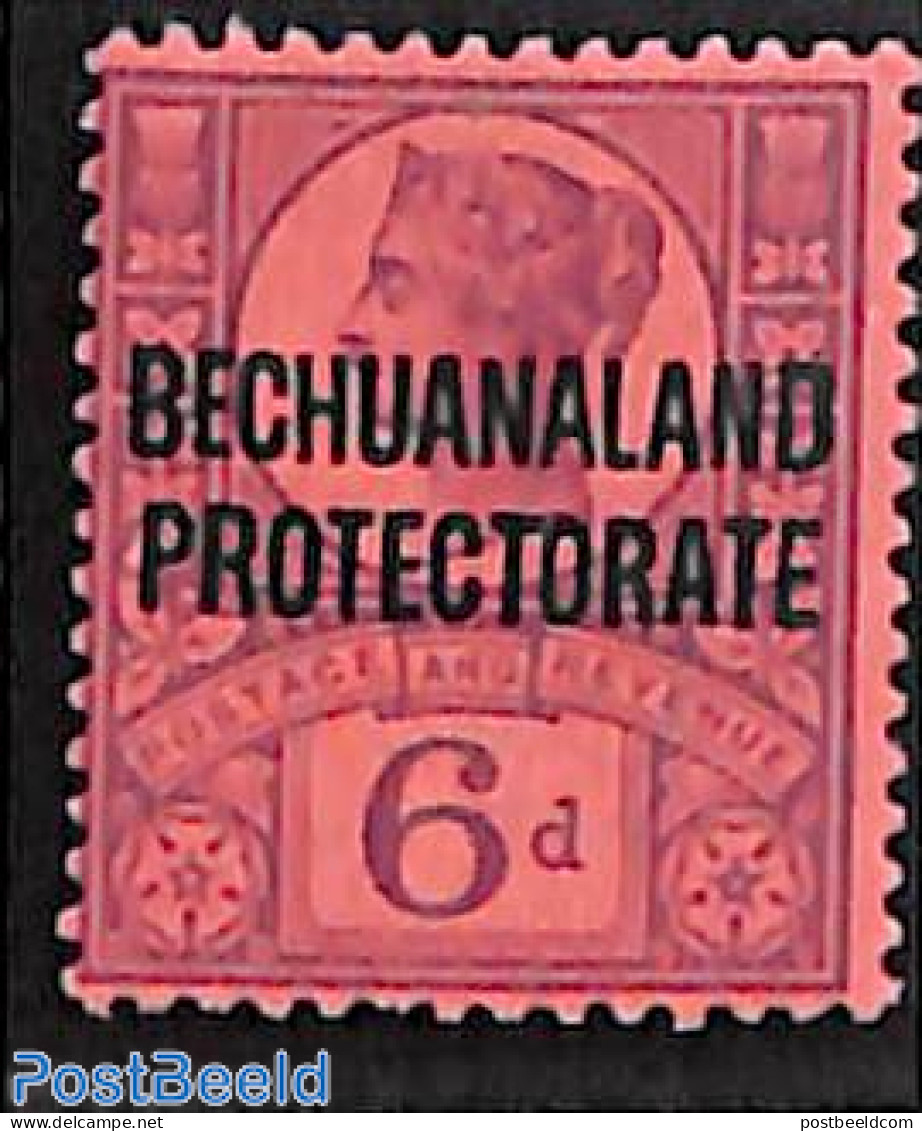 Botswana 1897 6d, Stamp Out Of Set, Unused (hinged) - Botswana (1966-...)