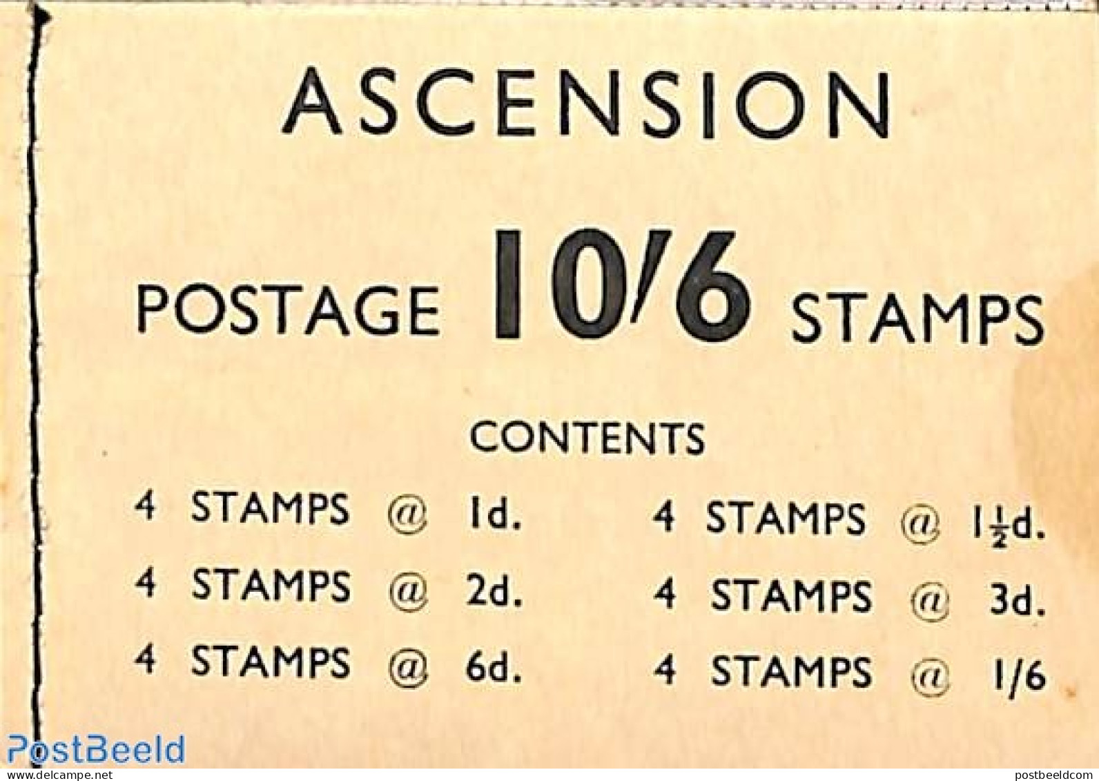 Ascension 1963 Definitives, Birds Booklet, Mint NH, Nature - Birds - Stamp Booklets - Unclassified