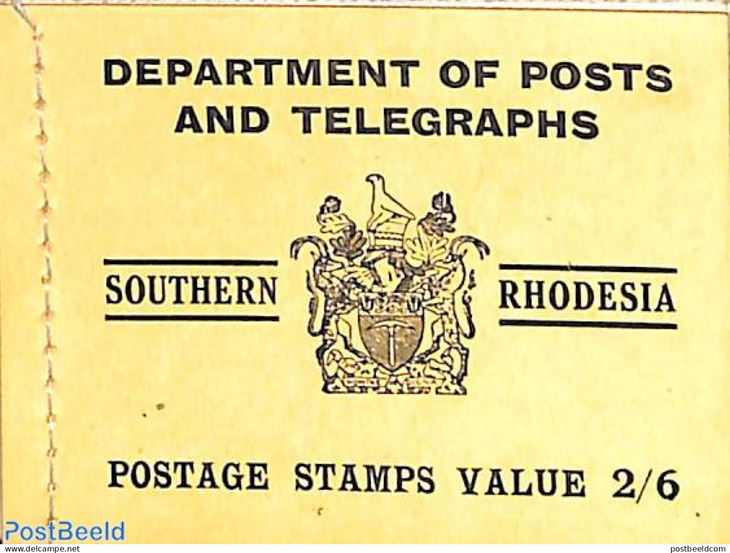 Rhodesia, Southern 1937 George VI Booklet  2sh 6d, Mint NH, Stamp Booklets - Zonder Classificatie