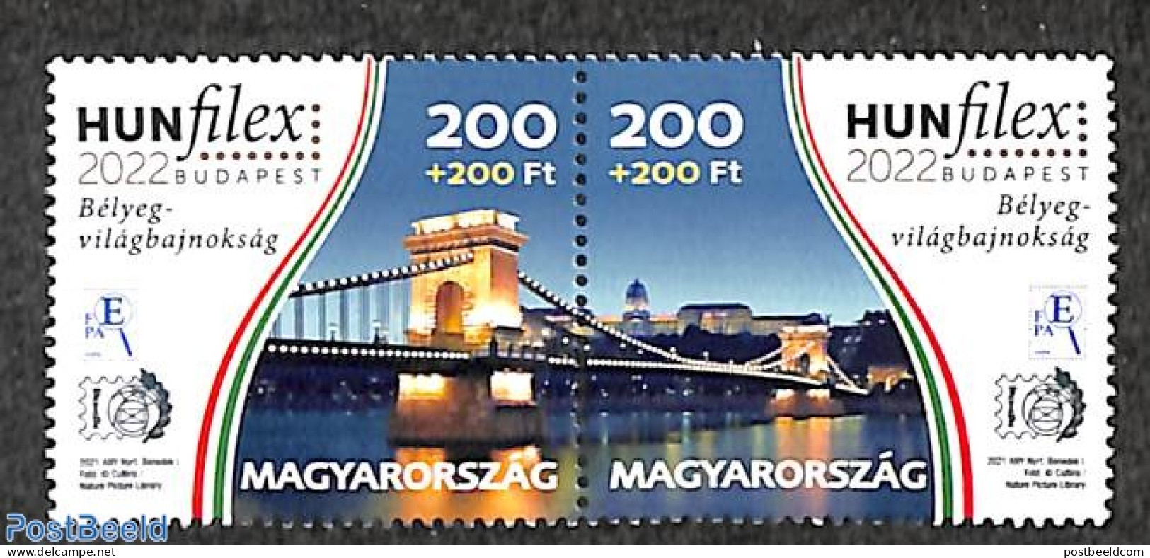 Hungary 2021 Hunfilex 2v [:], Mint NH, Philately - Art - Bridges And Tunnels - Unused Stamps