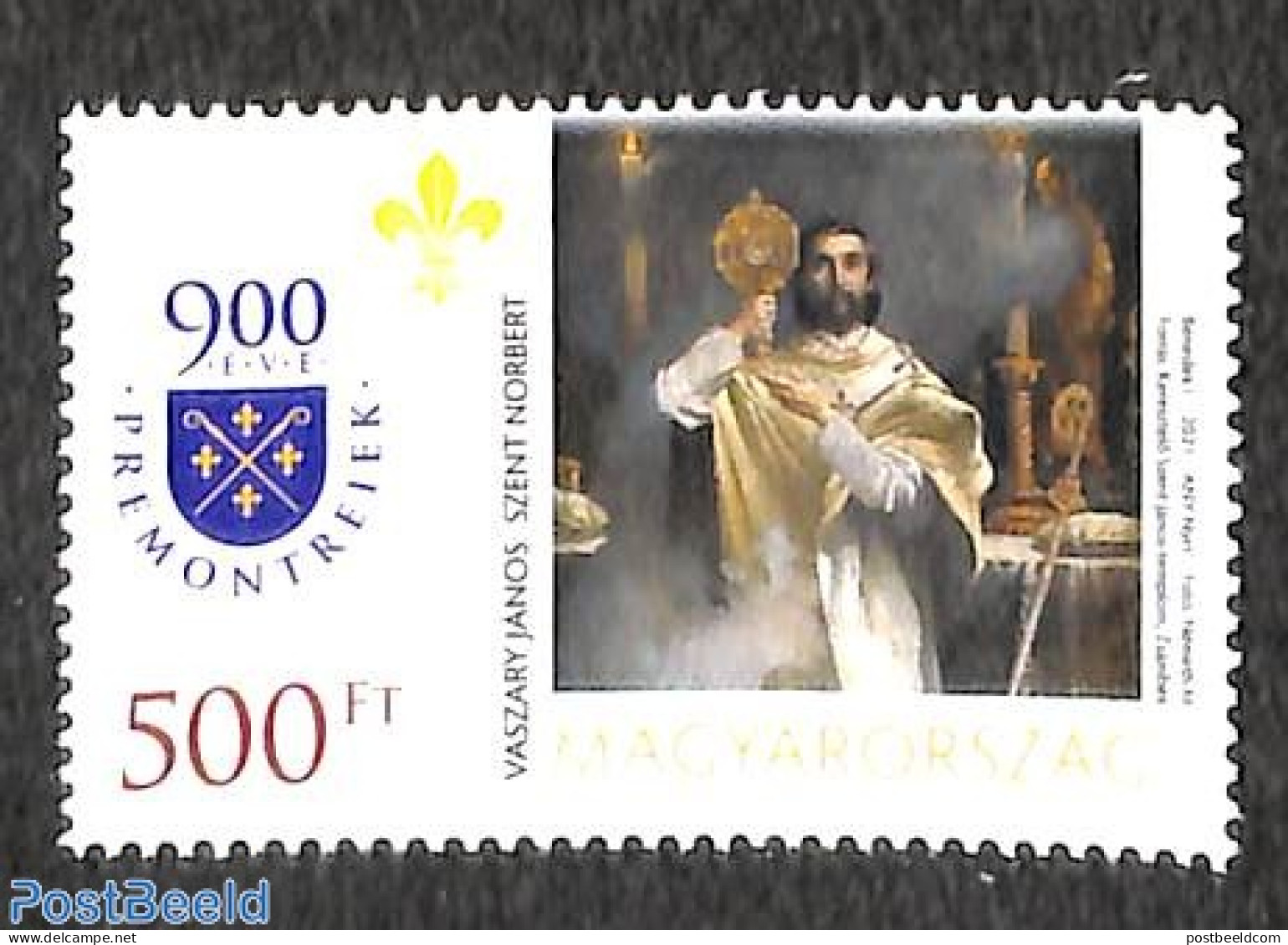 Hungary 2021 Orde Premonte 1v, Mint NH, Religion - Religion - Unused Stamps