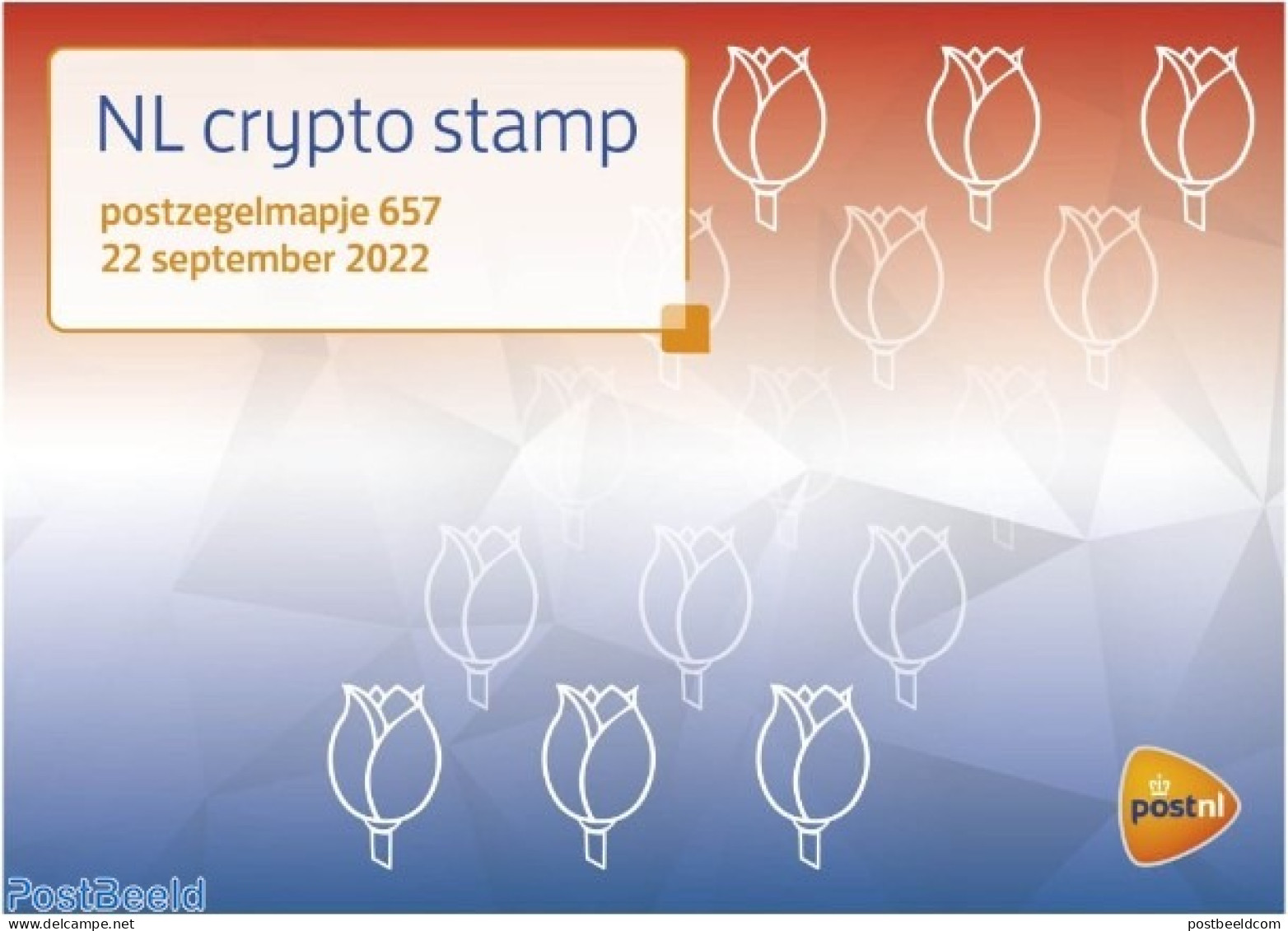 Netherlands 2022 Crypto Stamp, Presentation Pack 657, Mint NH, Various - Crypto Stamps - Ongebruikt