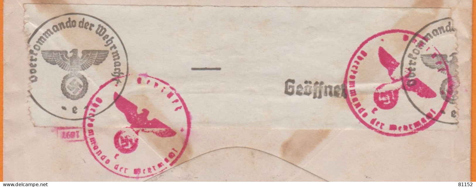 U.S.A. Lettre Avec CENSURE ALLEMANDE De PELLA. IOWA Le 6 AUG 1941 Pour DEN HAAG Pays-Bas  à 5 Cents - Brieven En Documenten