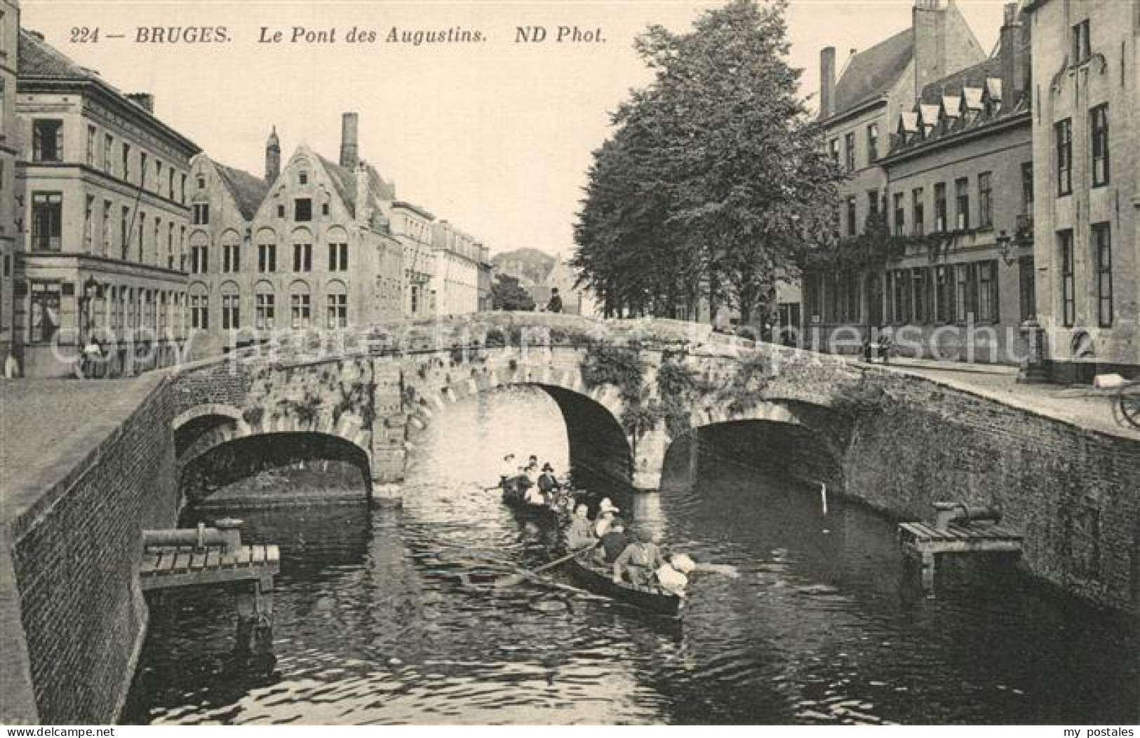 73342328 Bruges Flandre Pont Des Augustins Bruges Flandre - Andere & Zonder Classificatie
