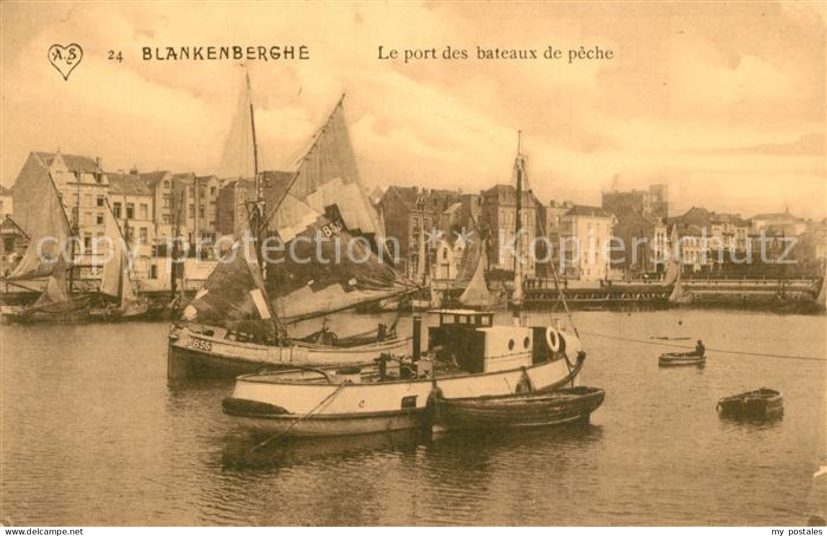 73342316 Blankenberghe Port Des Bateaux De Pêche Fischerhafen Blankenberghe - Blankenberge