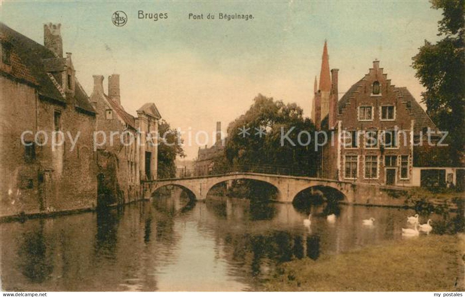 73342307 Bruges Flandre Pont Du Béguinage Serie Bruges No. 8 Bruges Flandre - Sonstige & Ohne Zuordnung