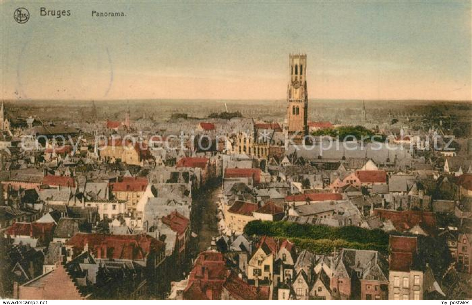 73342306 Bruges Flandre Panorama Serie Bruges No. 27 Bruges Flandre - Sonstige & Ohne Zuordnung