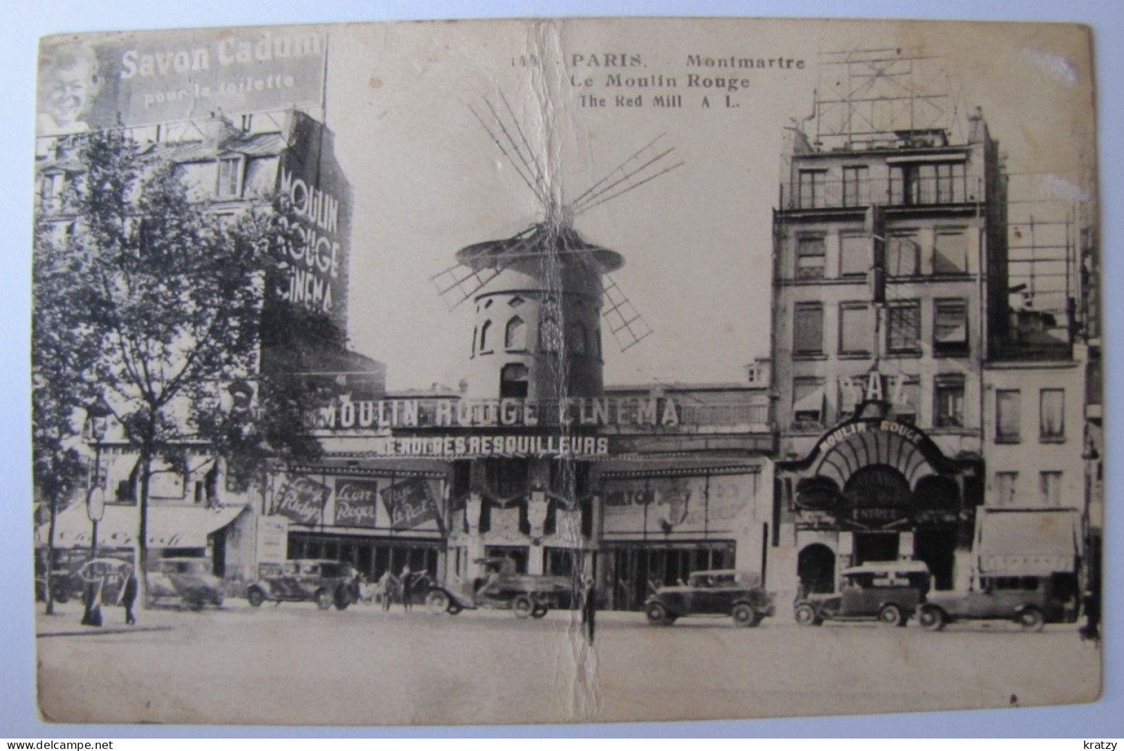 FRANCE - PARIS - Montmartre - Le Moulin Rouge - Cafés, Hotels, Restaurants