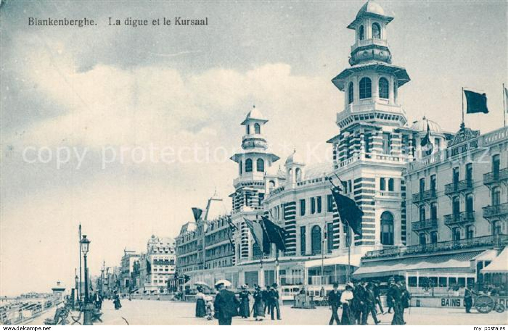 73342218 Blankenberghe La Digue Et Le Kursaal Blankenberghe - Blankenberge