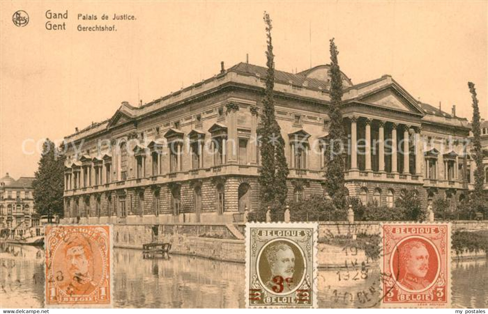 73342207 Gand Belgien Palais De Justice Justizpalast Gand Belgien - Andere & Zonder Classificatie