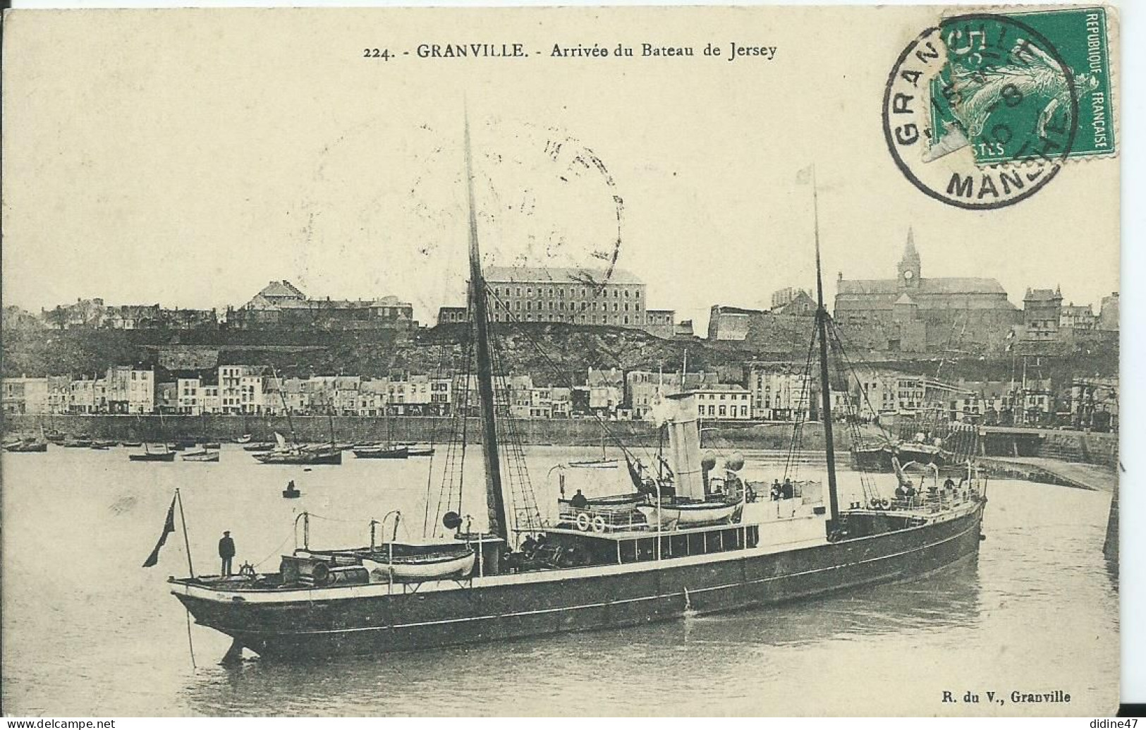 GRANVILLE - Arrivée Du Bateau De Jersey - Granville