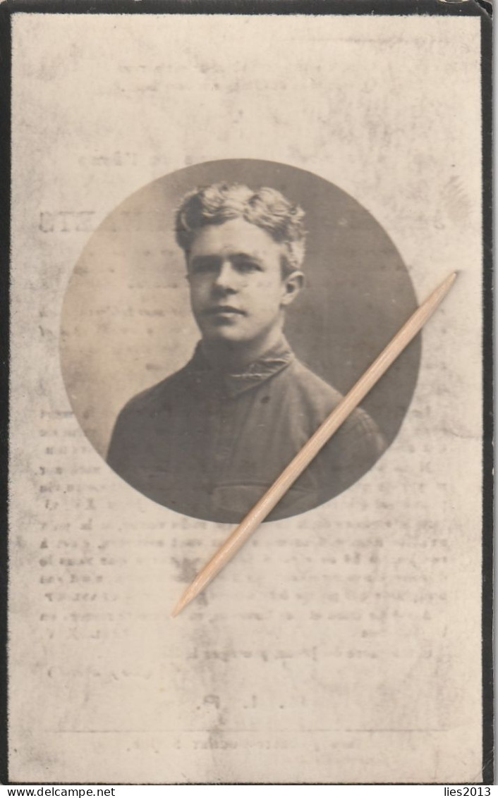 Oorlogsslachtoffer, 1918, Uccle HET SAS Jean-Emile BENAETS Sous-lieutenant Au 4e Régiment Du Génie - Images Religieuses