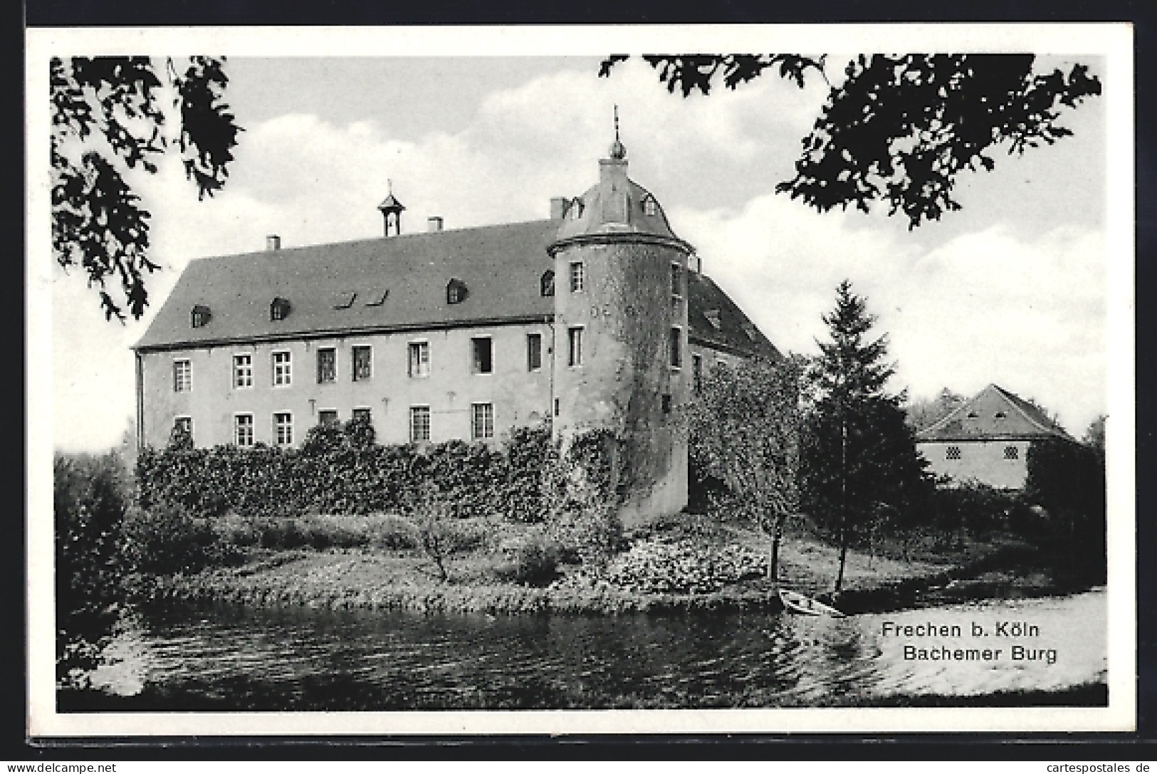 AK Frechen B. Köln, Flusspartie An Der Bachemer Burg  - Frechen