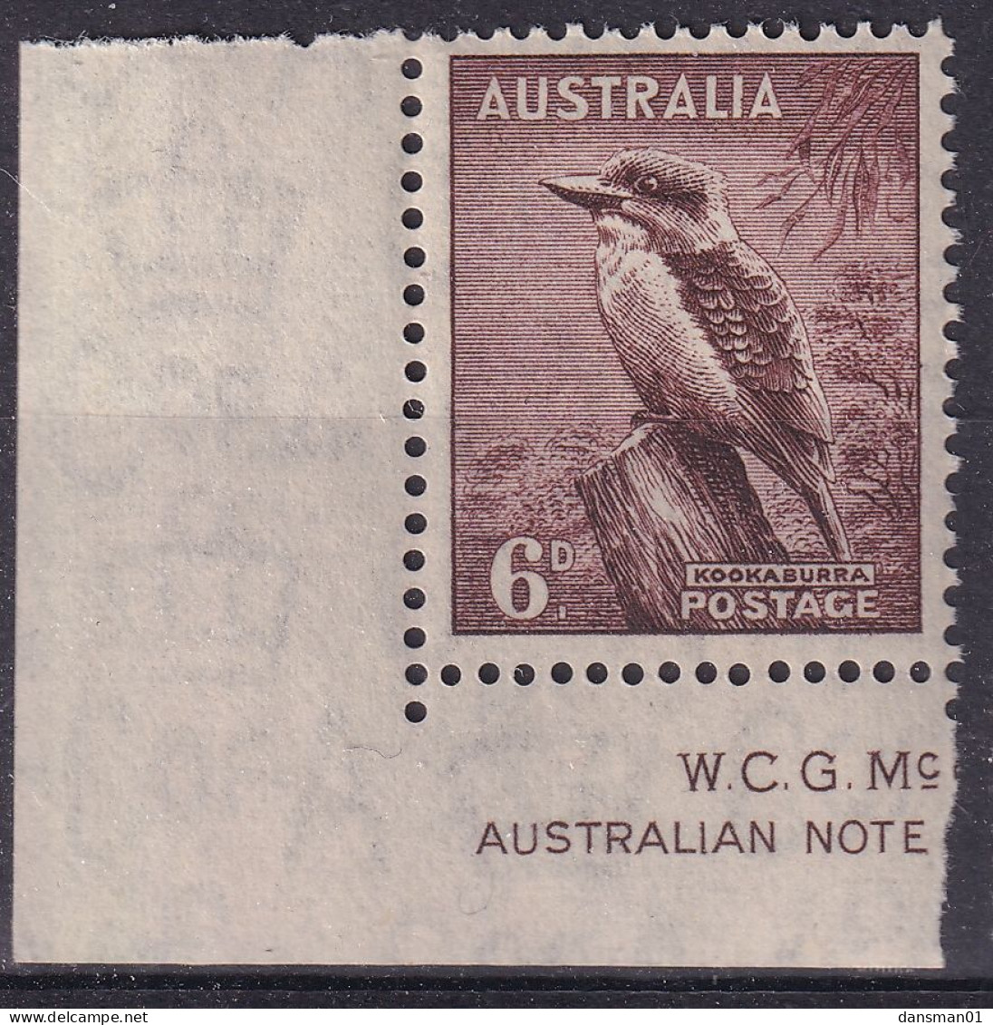 Australia 1942 Kookaburra P.14x15 SG 190 Mint Never Hinged - Mint Stamps
