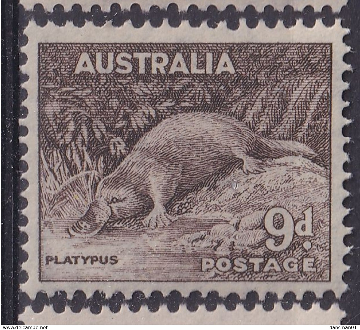 Australia 1943 Platypus P.14x15 SG 191 Mint Never Hinged - Ongebruikt