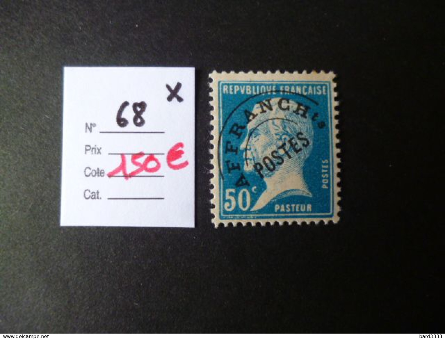 Timbre France Neuf * Préoblitéré N° 68 Cote 150 € - 1893-1947