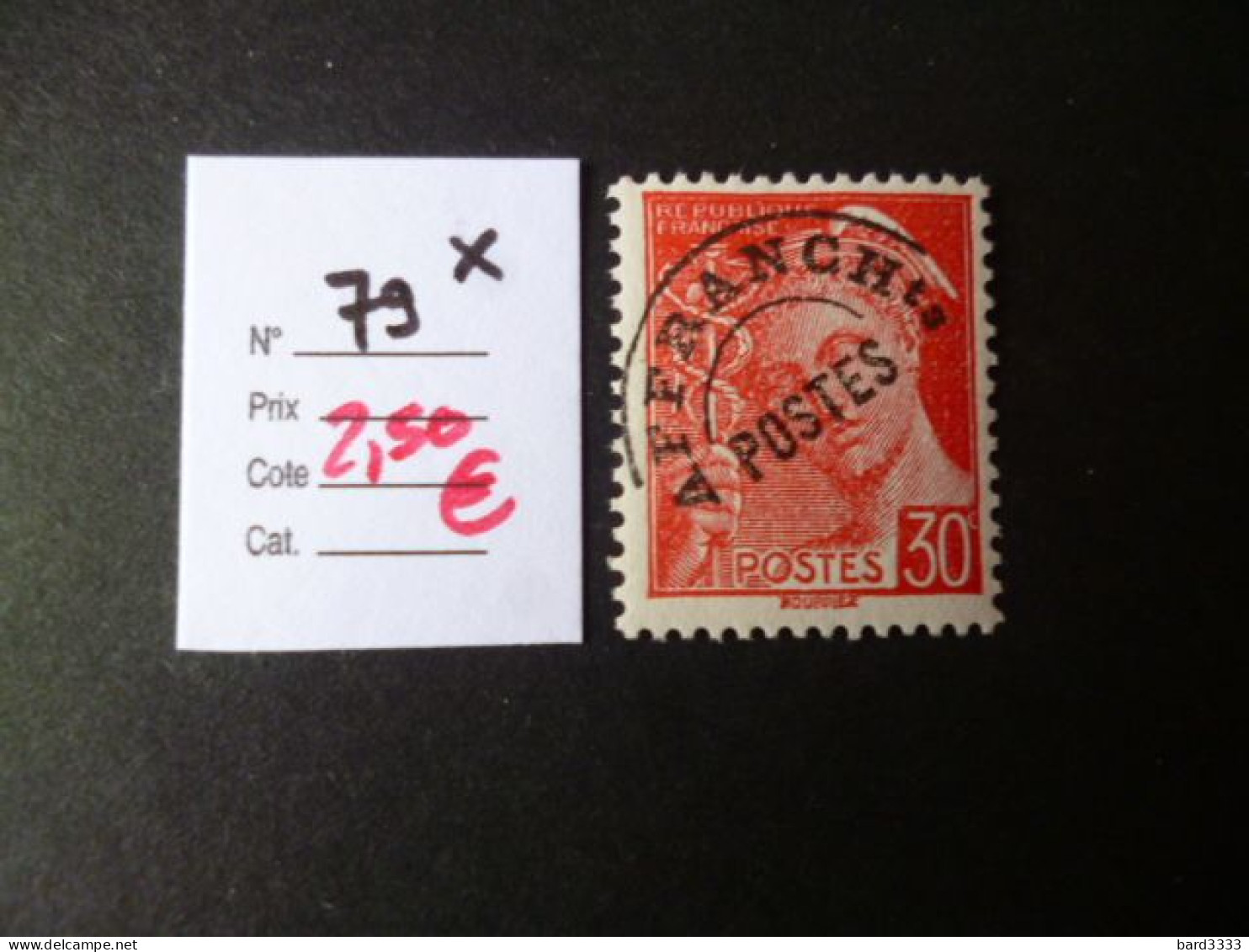 Timbre France Neuf * Préoblitéré N° 79 Cote 2,50 € - 1893-1947