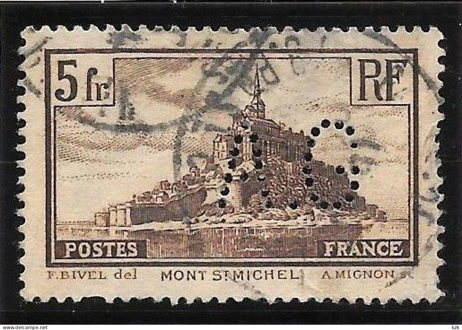 1 04	02	10	N°	260	Perforé	-	AG 93	-	AGENCE GL. De LIBRAIRIE Et PUBLICATION - Used Stamps