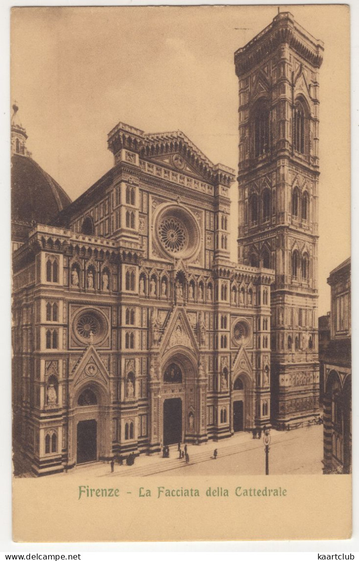 Firenze - La Facciata Della Cattedrale  - (Italia) - Firenze (Florence)