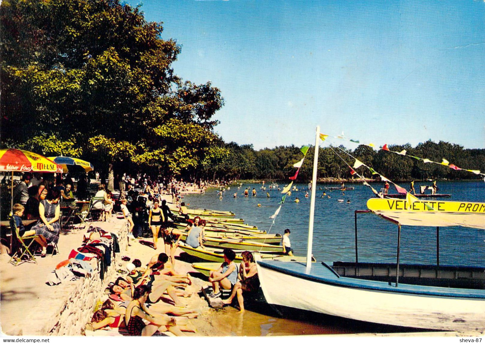 72 - Sillé Plage - La Plage Et L'embarcadère - Sille Le Guillaume