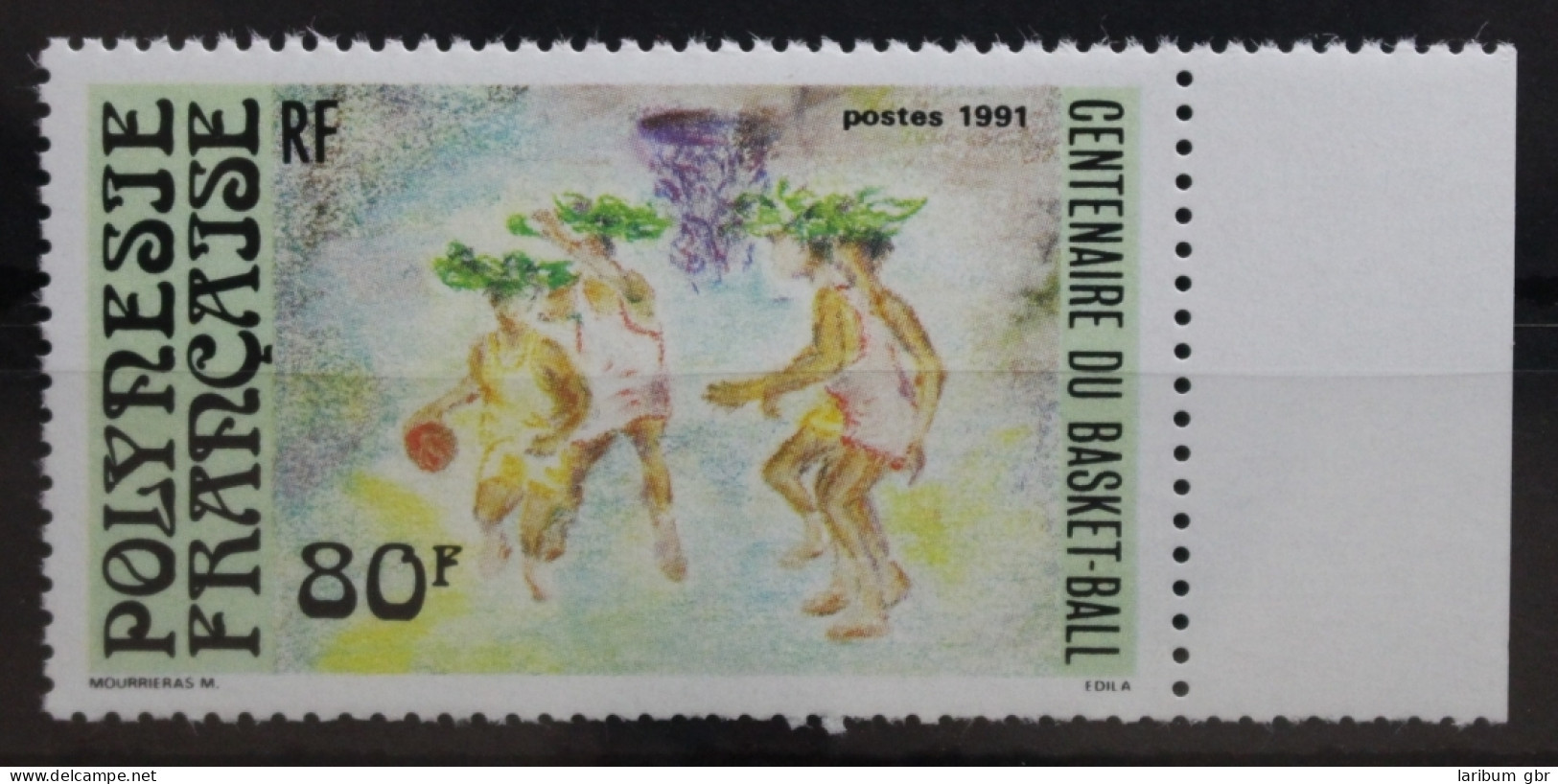 Französisch-Polynesien 582 Postfrisch Basketball #TA663 - Sonstige & Ohne Zuordnung