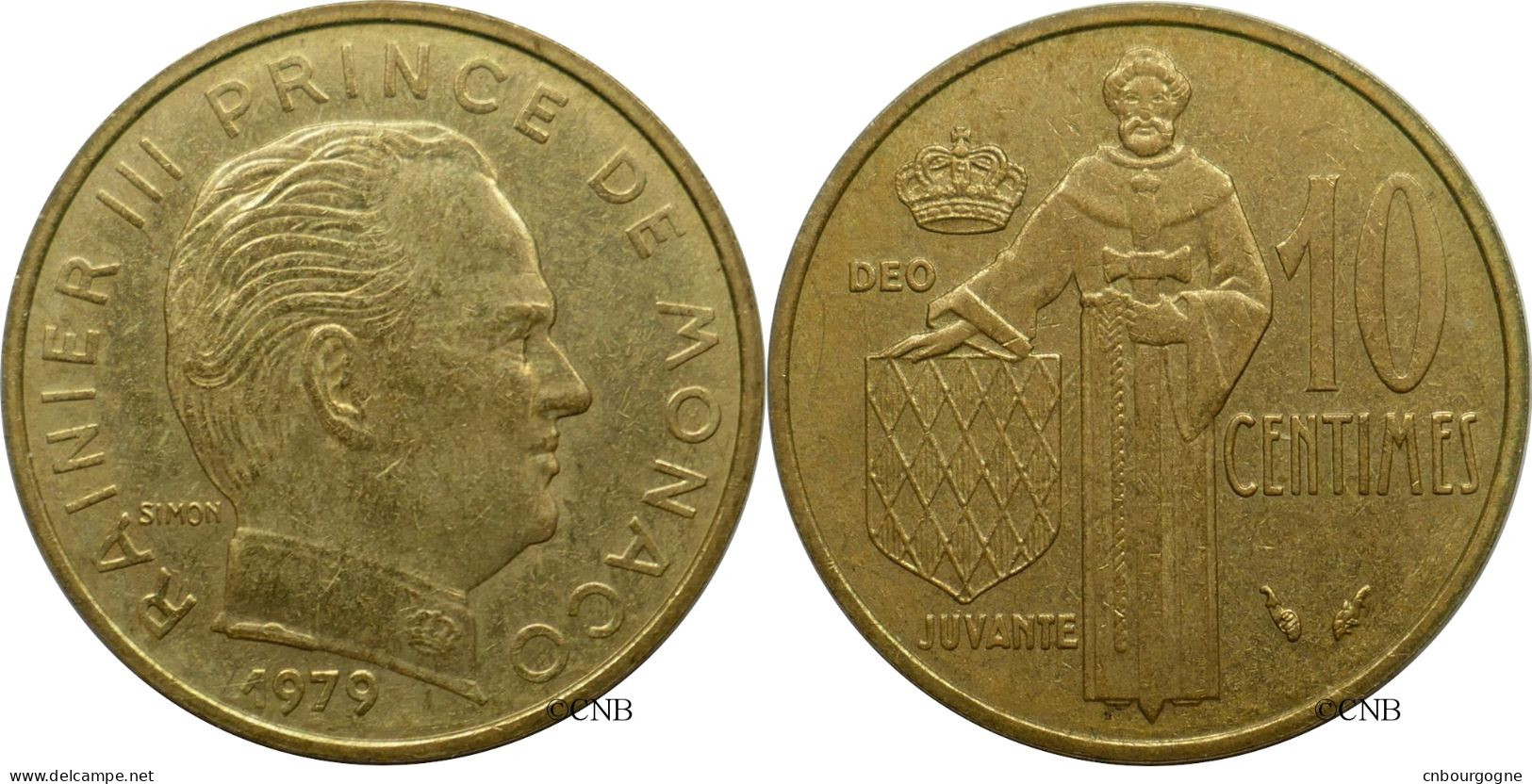 Monaco - Principauté - Rainier III - 10 Centimes 1979 - SUP/AU58 - Mon6148 - 1960-2001 New Francs