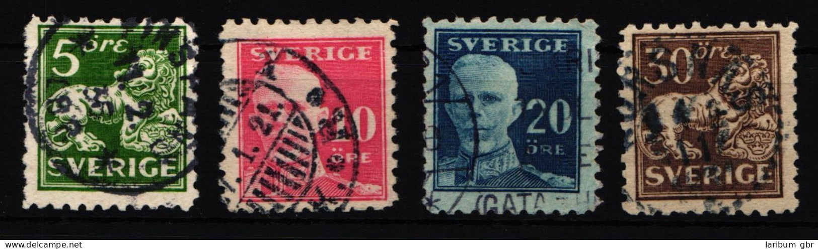 Schweden 126B-131B Gestempelt Gez. 9 3/4 #IC013 - Otros & Sin Clasificación