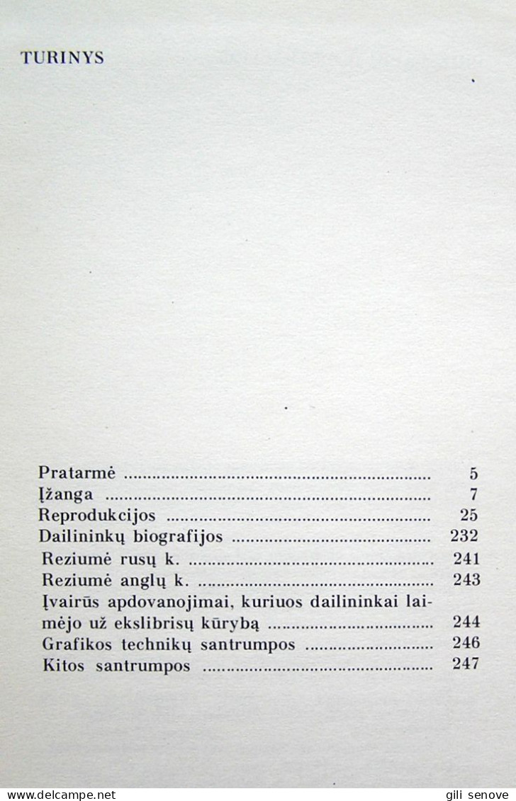 Lithuanian book / Lietuvių ekslibrisas by Kisarauskas 1991