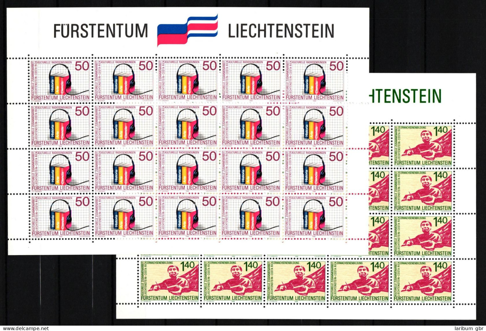 Liechtenstein 945-946 Gestempelt Kleinbogensatz #HW977 - Sonstige & Ohne Zuordnung