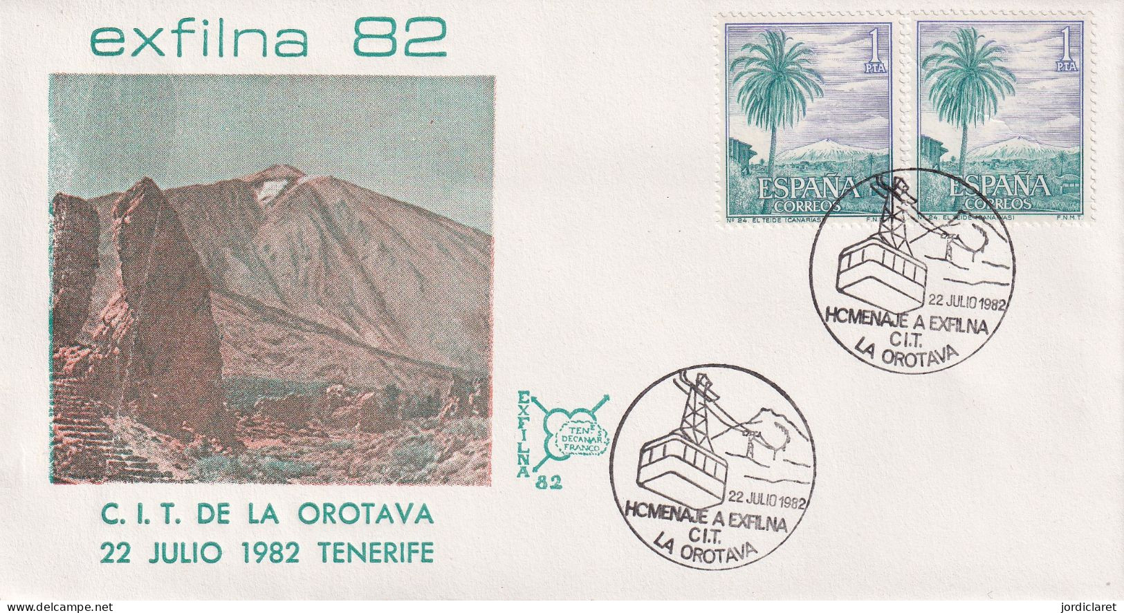 MATASELLOS 1982  TENERIFE - Storia Postale