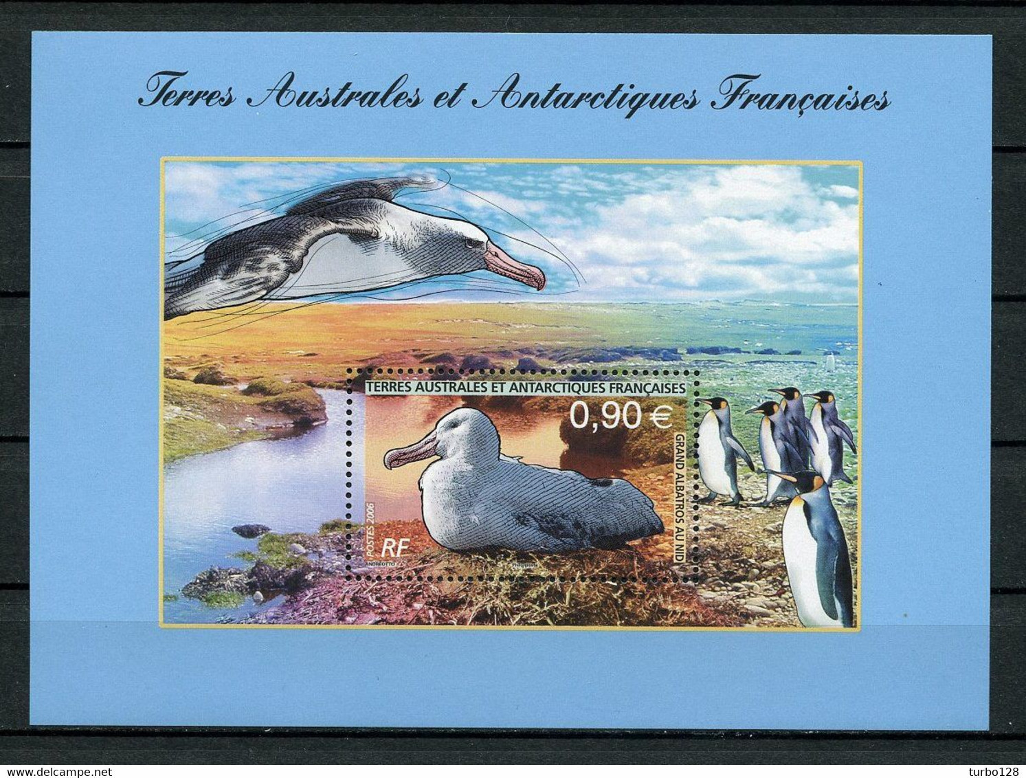 TAAF  2006 Bloc 16 ** ( N° 452 ) Neuf MNH Superbe C 4 € Oiseaux Albatros Birds Faune Animaux - Blocs-feuillets