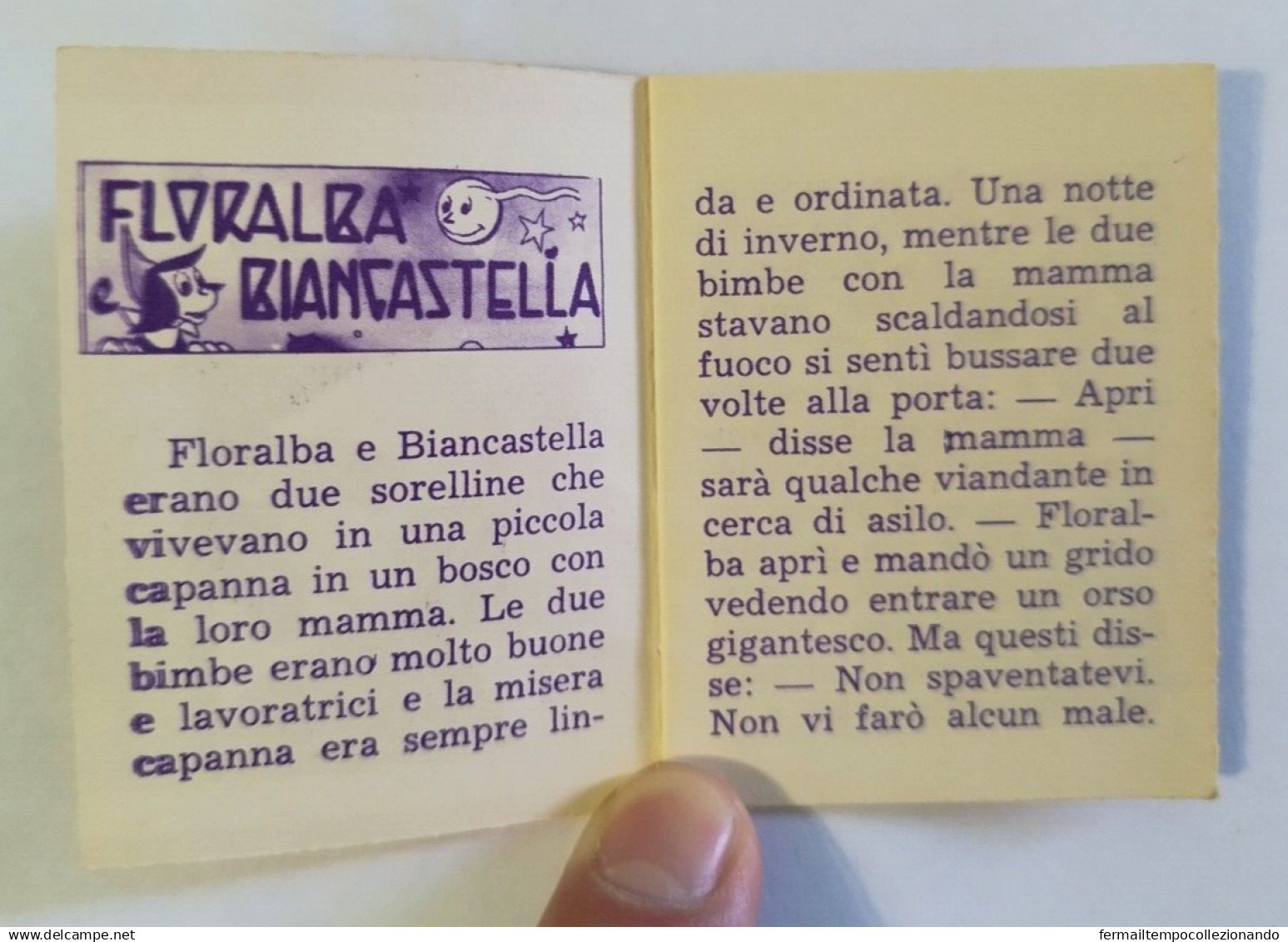 Bq50  Libretto Minifiabe Tascabili Floralba E Bincastella  Ed. Vecchi 1952 N27 - Ohne Zuordnung