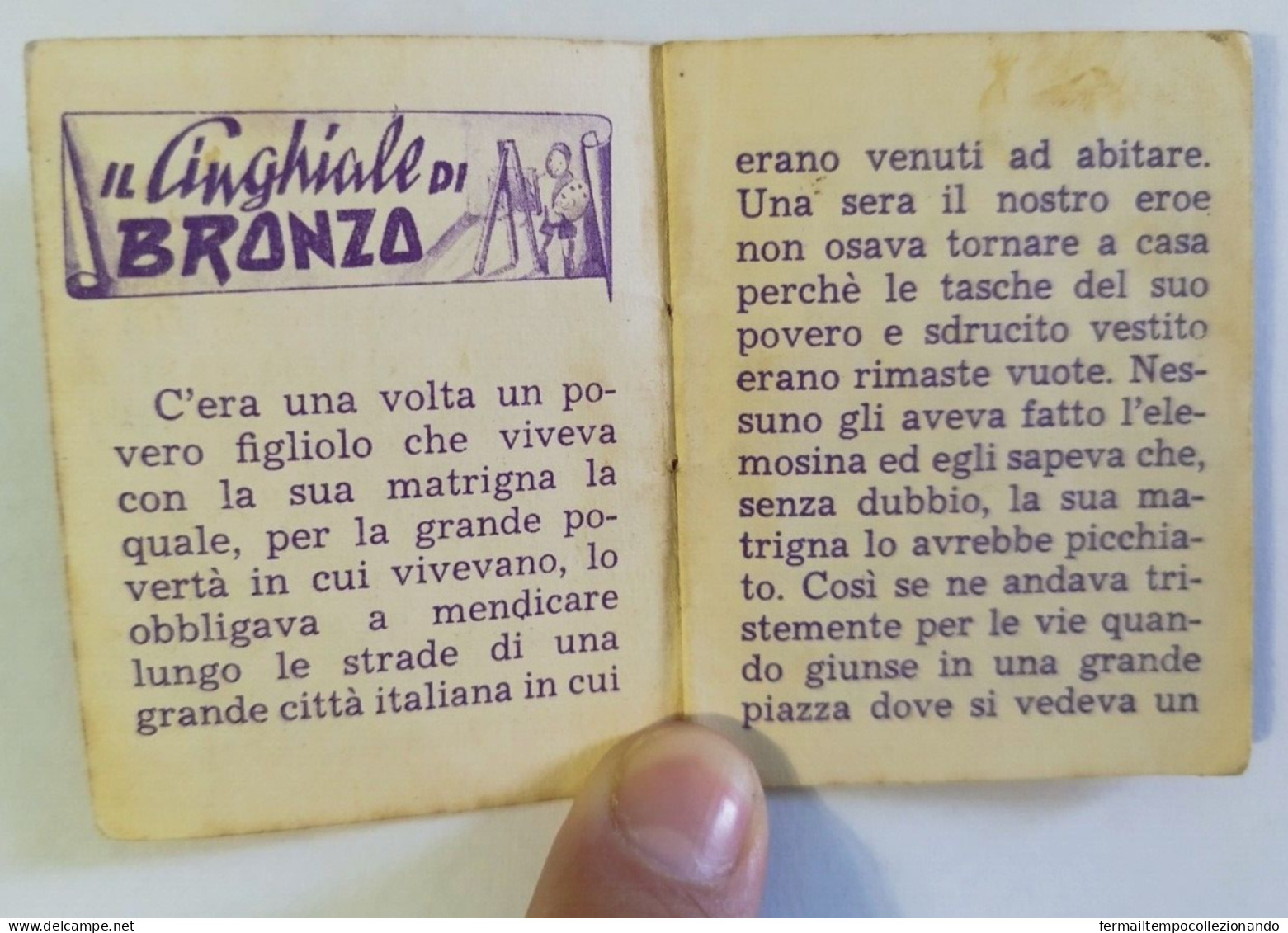 Bq55  Libretto Minifiabe Tascabili Il Cinghiale Di Bronzo 1952 N28 - Unclassified
