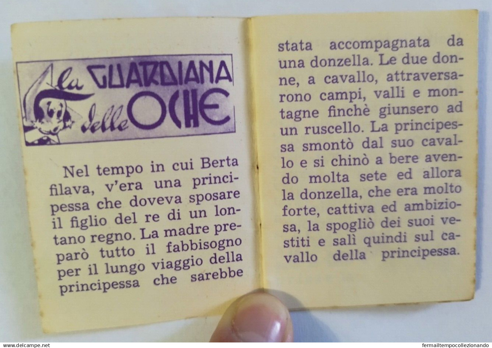 Bq56  Libretto Minifiabe Tascabili La Guardiana Delle Oche 1952 N28 - Non Classés