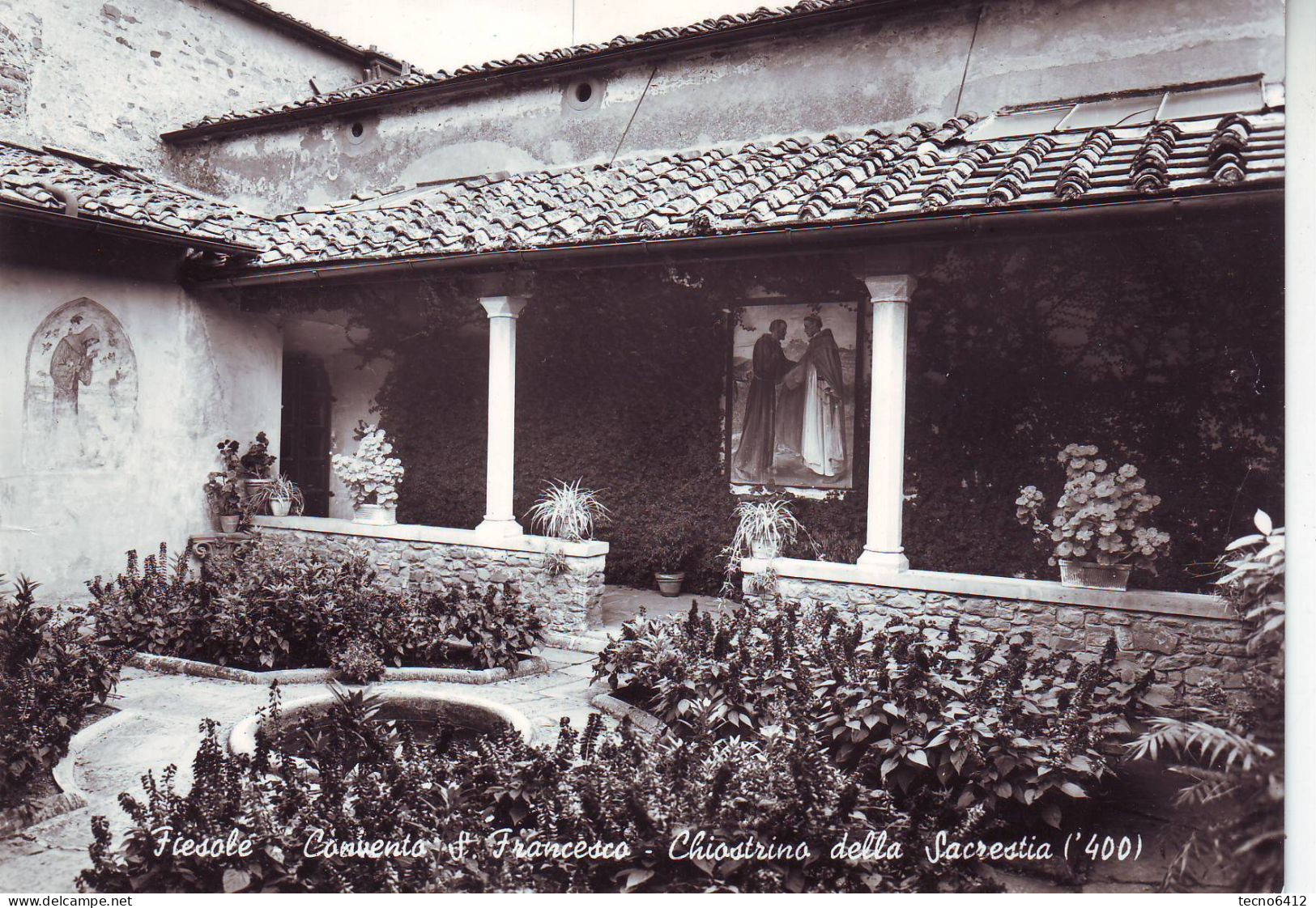 Fiesole(firenze) - Convento S.francesco - Chiostrino Della Sacrestia - Non Viaggiata - Firenze (Florence)