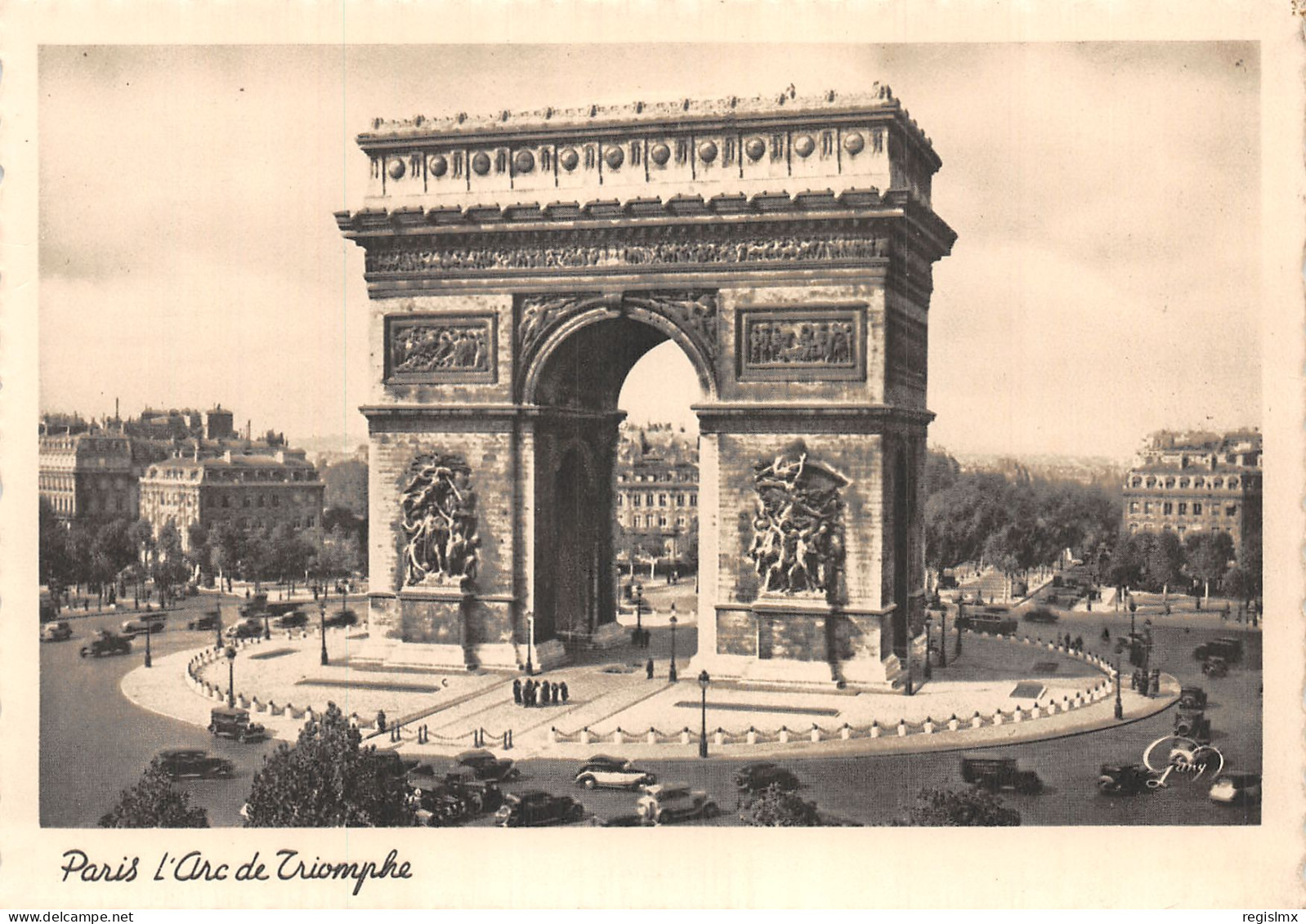75-PARIS ARC DE TRIOMPHE-N°T1064-F/0009 - Arc De Triomphe