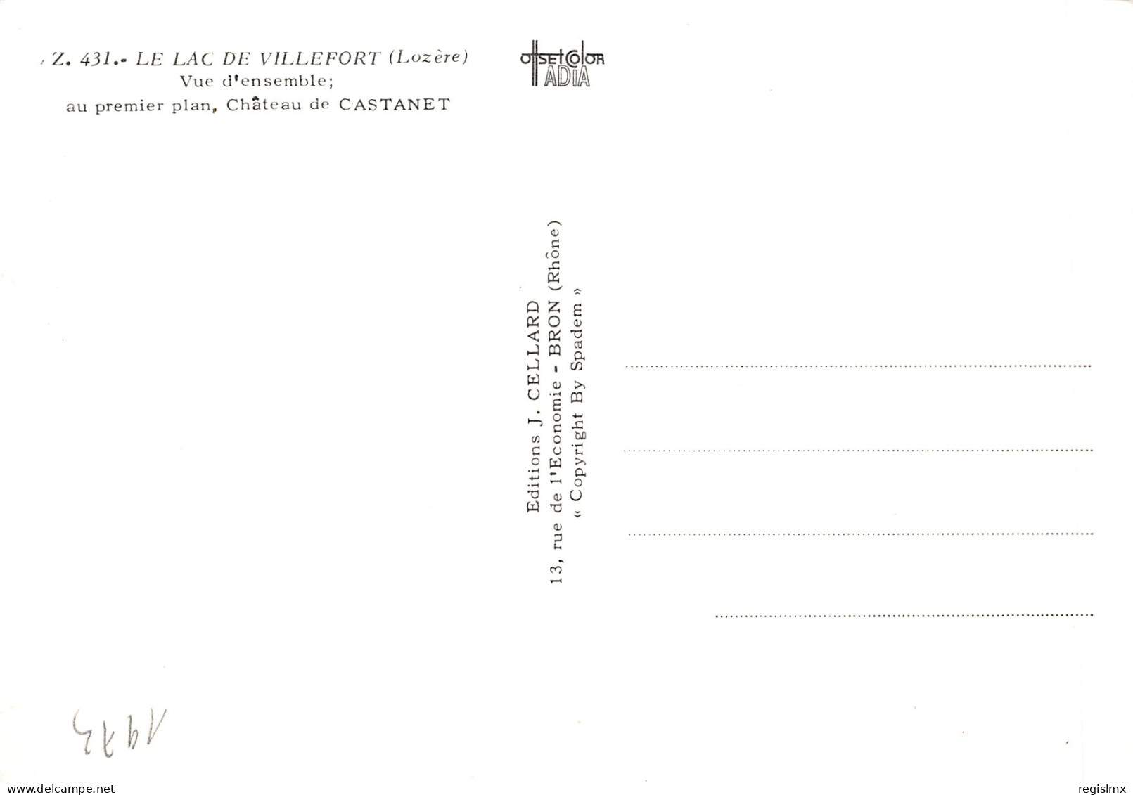 48-VILLEFORT-N°T1064-D/0033 - Villefort