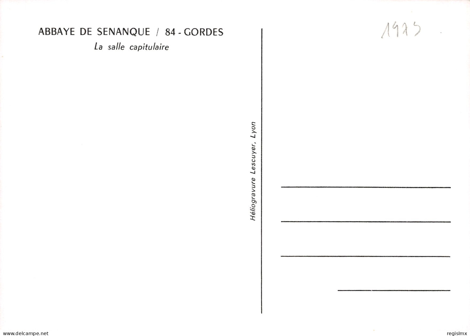 84-GORDES SENANQUE-N°T1064-C/0333 - Gordes