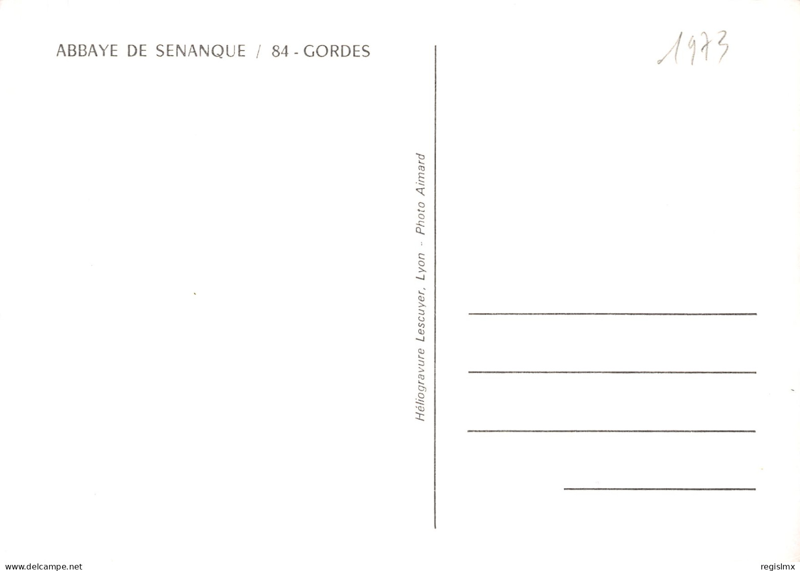 84-GORDES ABBAYE DE SENANQUE-N°T1064-C/0265 - Gordes
