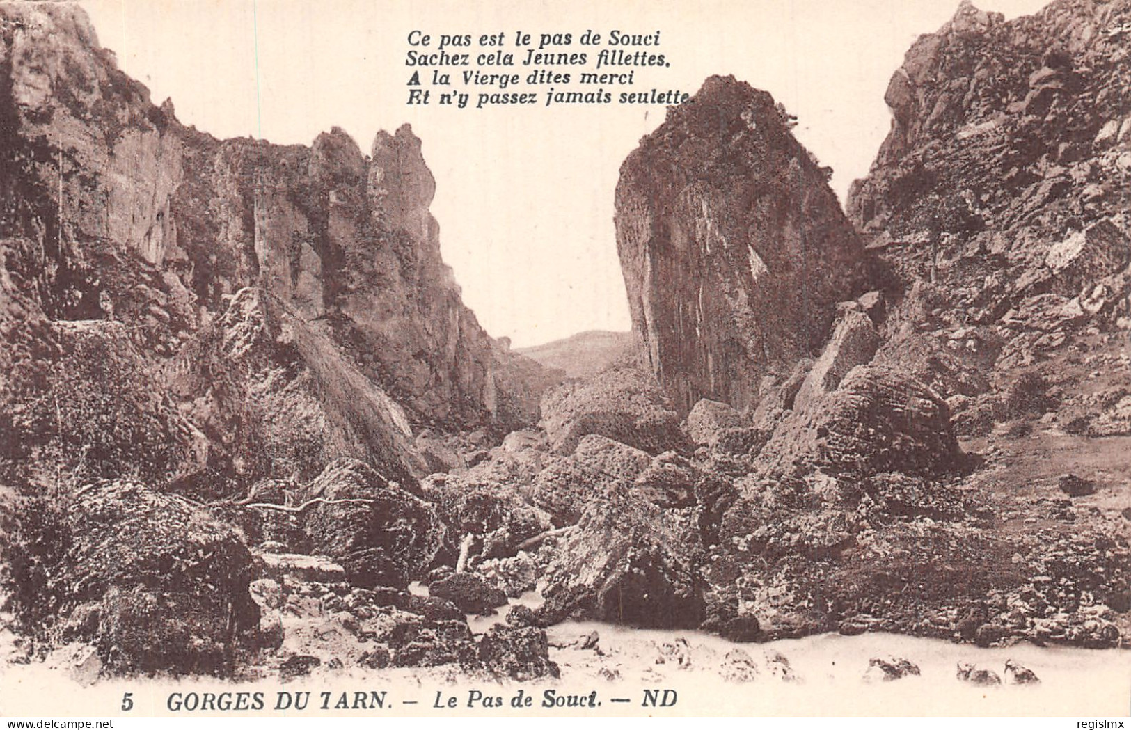 48-GORGES DU TARN LE PAS DE SOUCI-N°T1065-B/0041 - Gorges Du Tarn