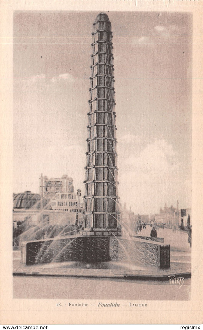 75-PARIS 1925 EXPOSTION DES ARTS DECORATIFS MODERNES FONTAINE-N°T1065-A/0181 - Mostre
